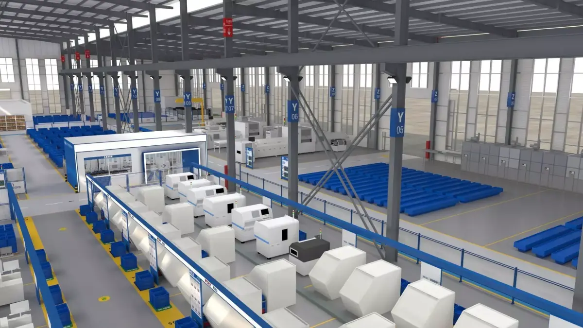 Factory Building 2 3D model