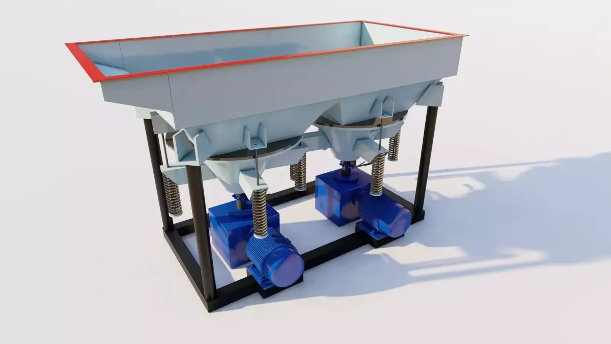 Jigging Separator Machine 3D Model 3D model