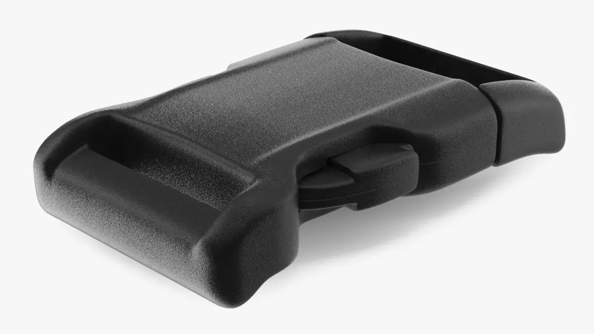 YKK Contoured Side Release Plastic Buckle 3D model