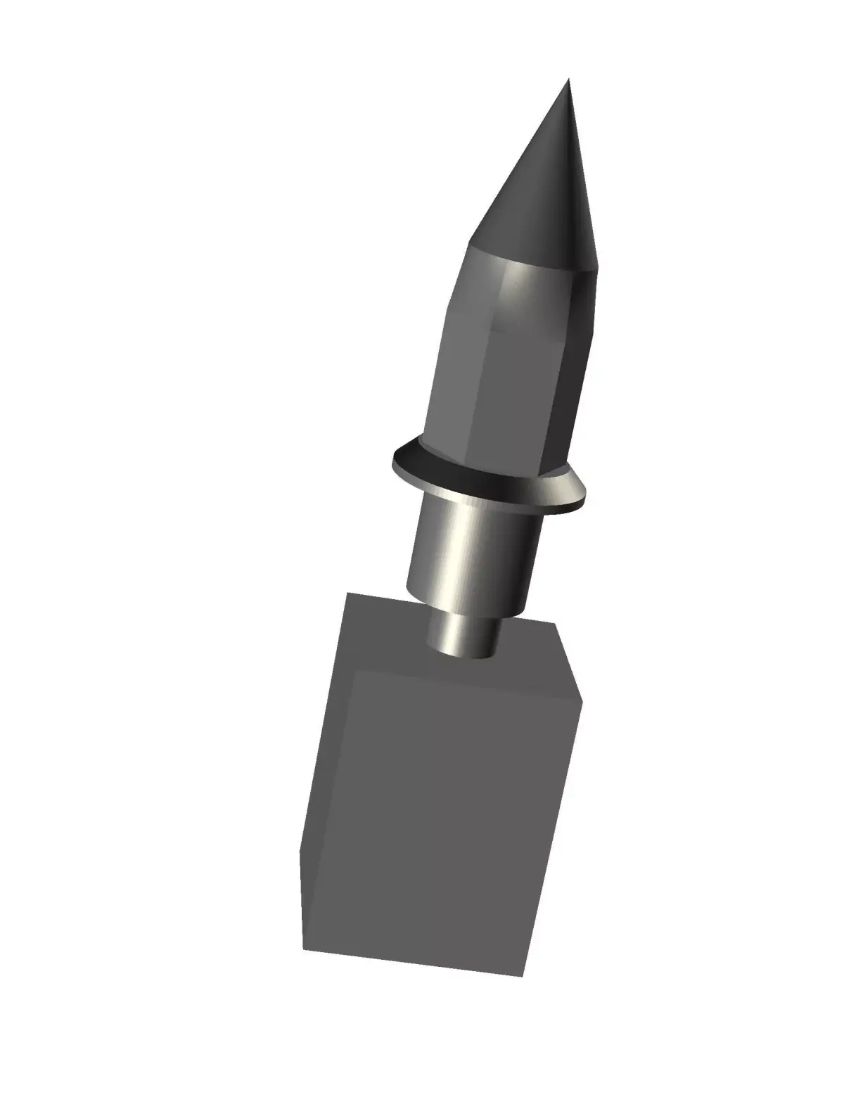 BIG RIG Wheel Lug Nut Spiked 3D print model