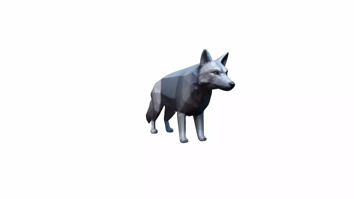 The Wolf Is A Powerful Intelligent Predator 3D model purchase
