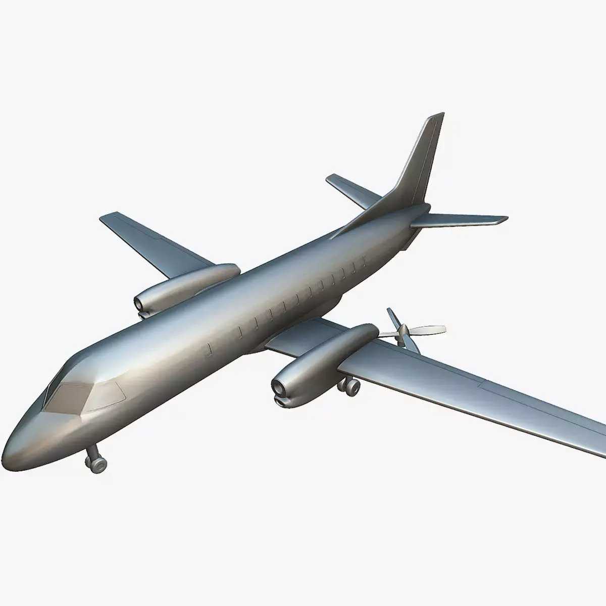 Saab 340A - 3D Printable Model 3D print model