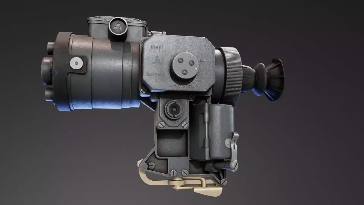 1PN51 Night Scope Low-poly 3D model
