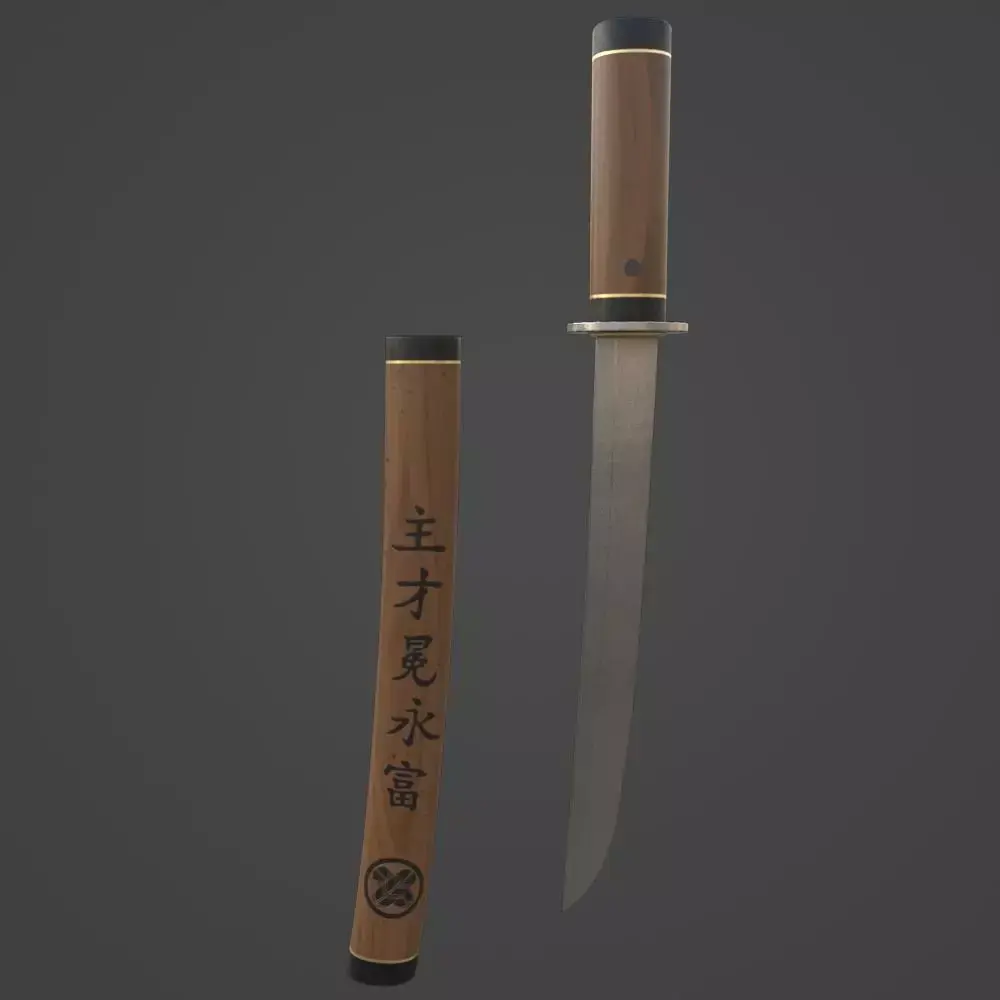 Tanto - Gameready Asset Low-poly 3D model