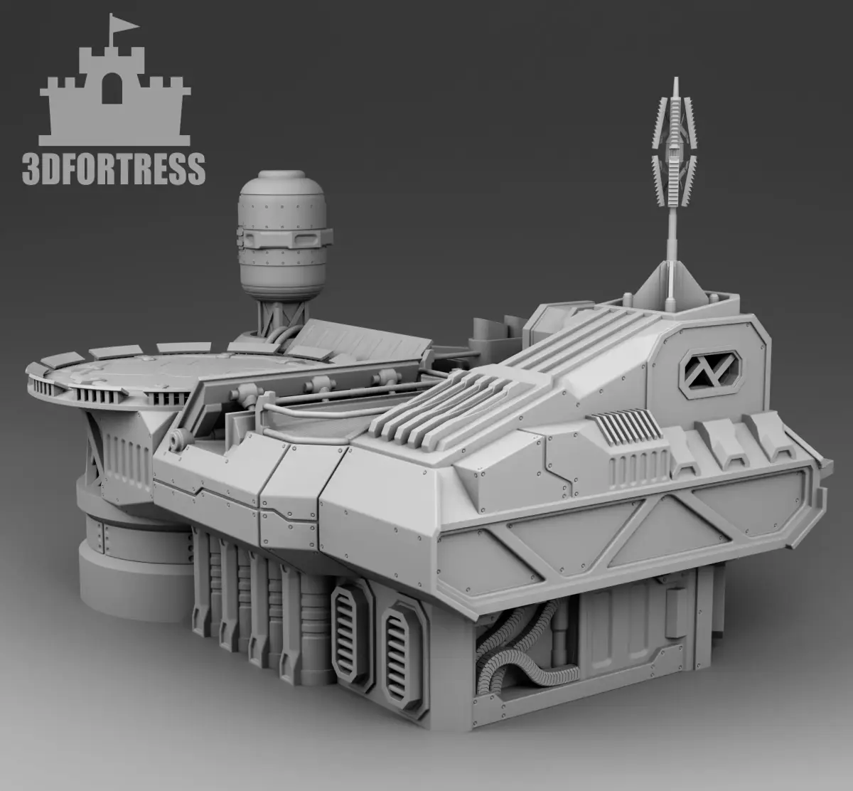 Martian special training base 3D print model purchase