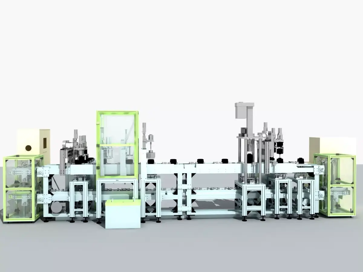 Industrial Equipment 4-Plastic Sealing Assembly Production  3D model