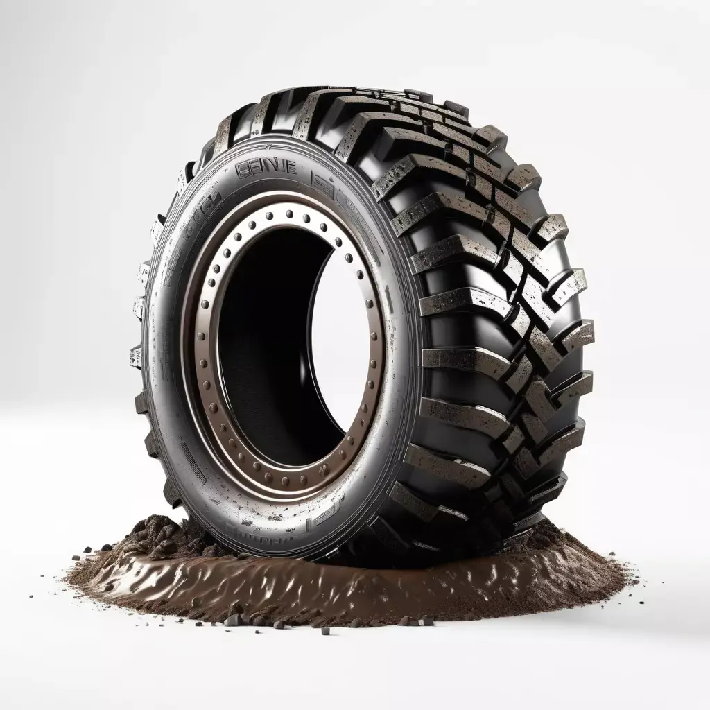 Muddy OffRoad Tire Model 3D model