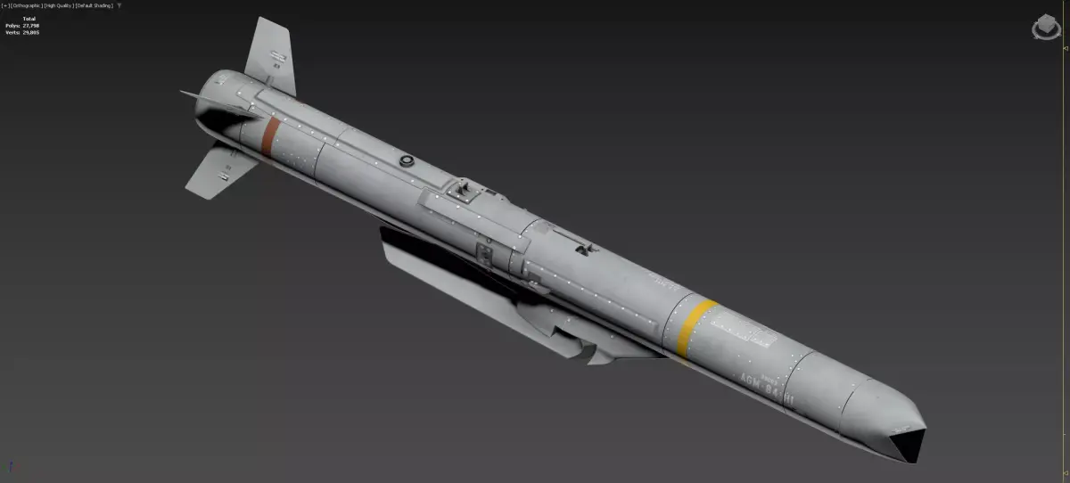 AGM-84K SLAM ER 3D model