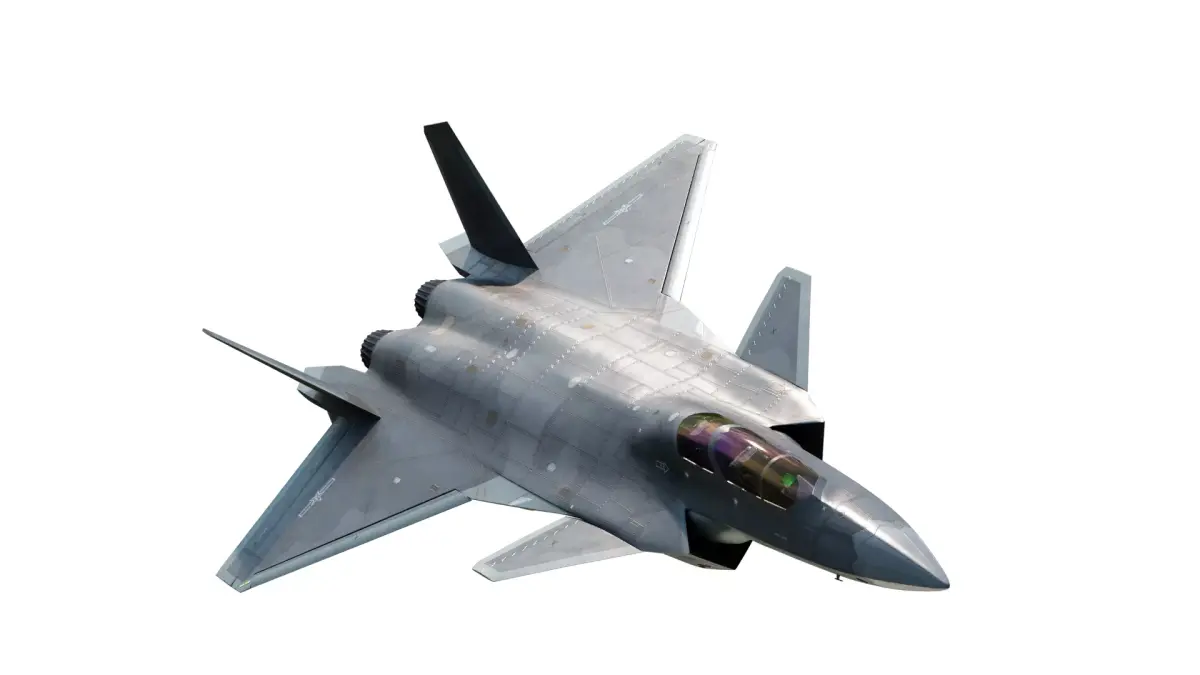 J-20S J20S J20AS J-20BS  Chinese Tandem-Seat stealth fighter Low-poly 3D model
