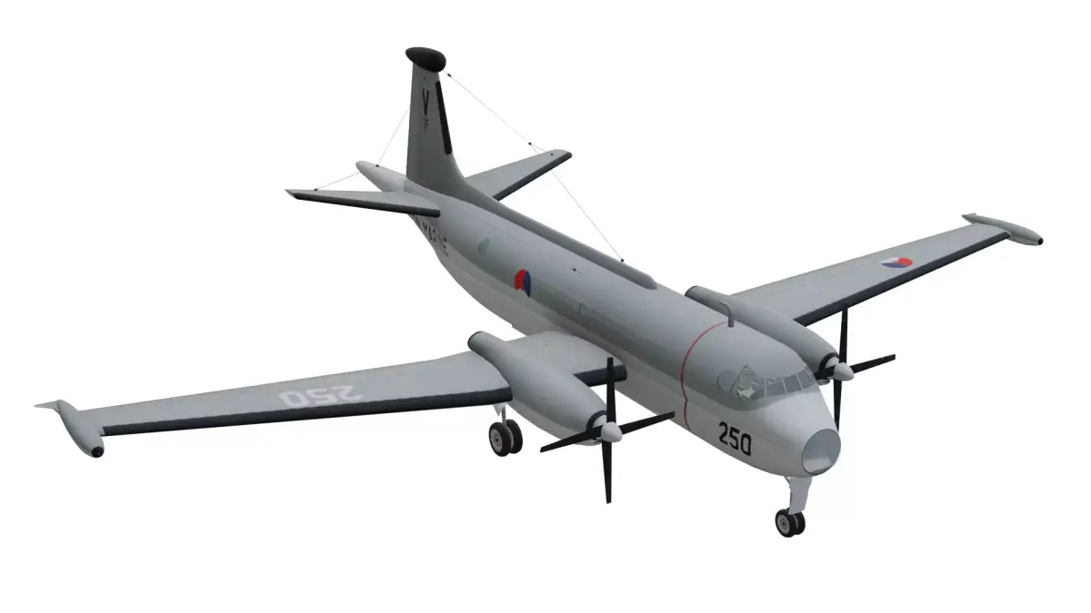 Breguet Atlantic Br 1150 Low-poly 3D model