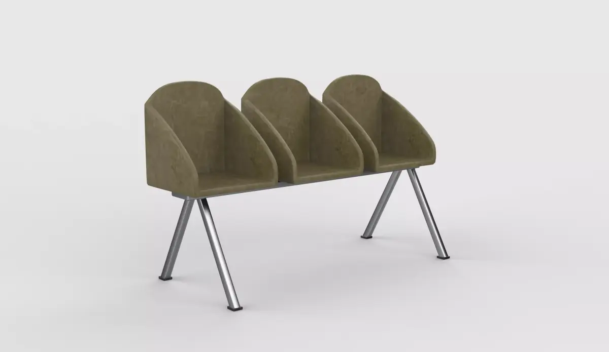 Waiting chair 06  3D model