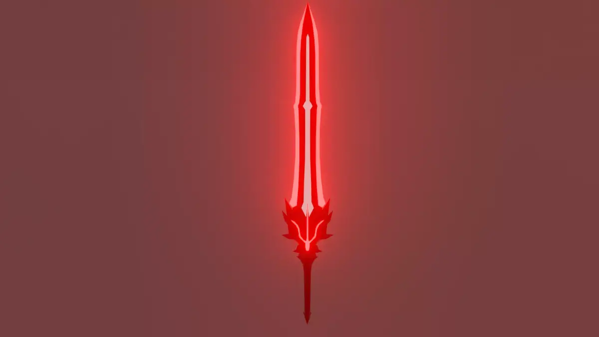 Sci-fi Sword Low-poly 3D model get
