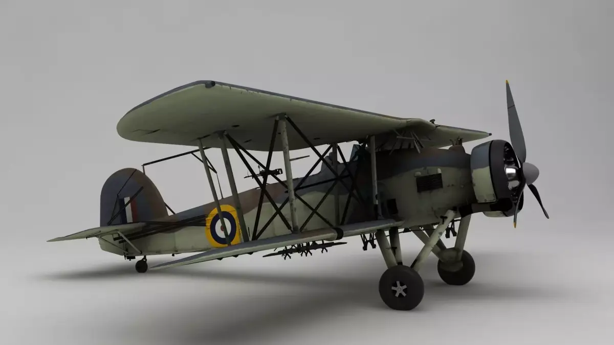 Swordfish MK1 1934 3D model