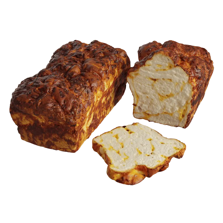  Cheese Food Bread Models 