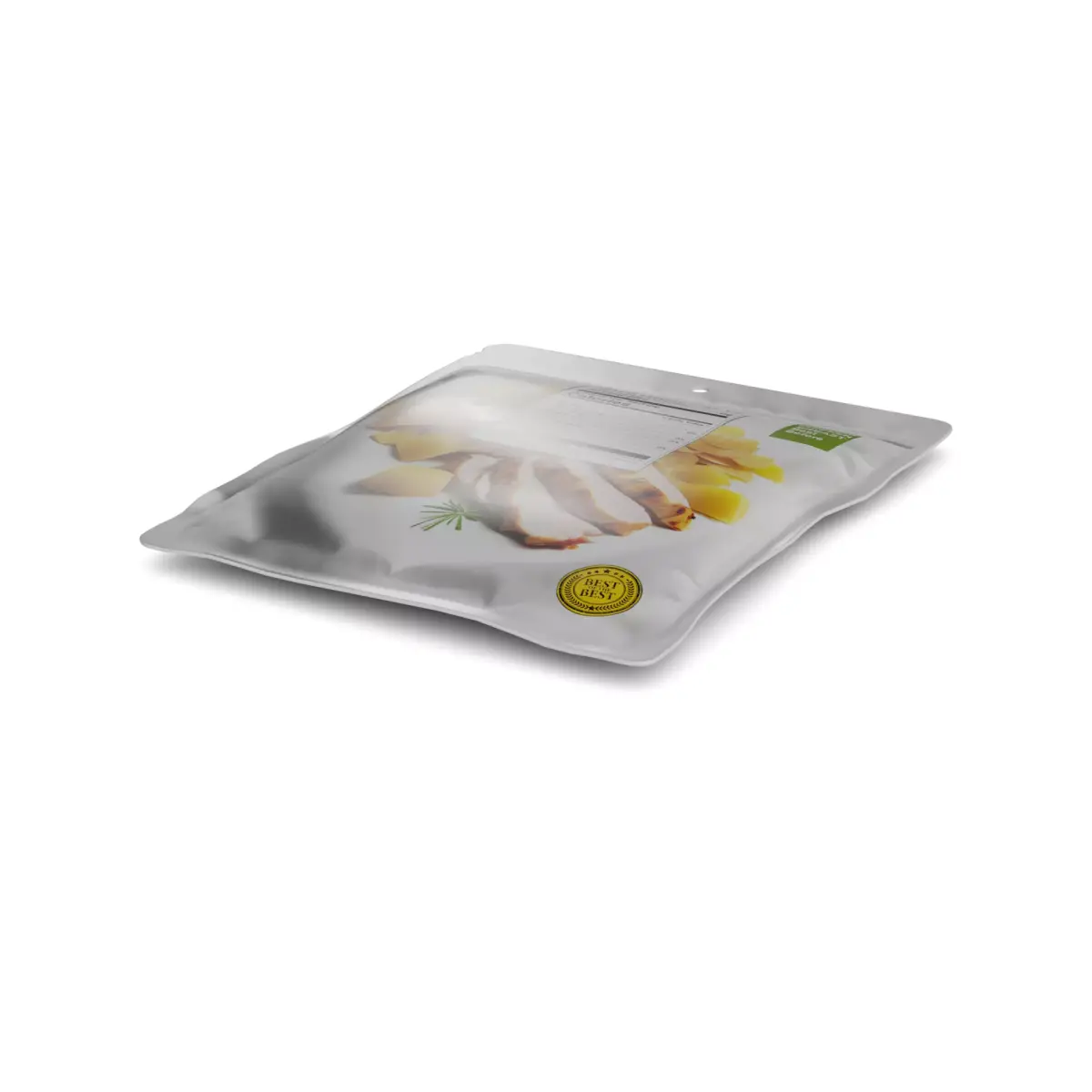 Deli sausages Cooked Chicken Breast Low-poly 3D model