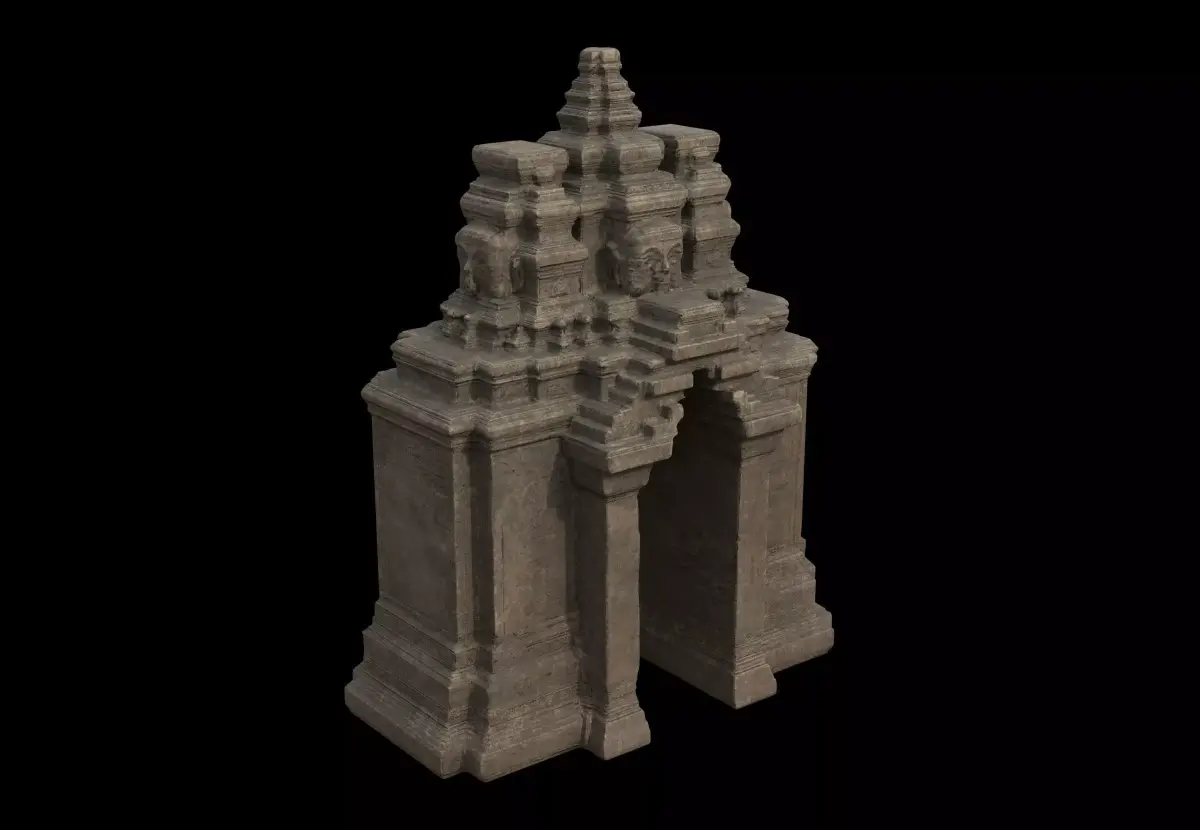 ancient building 2 3D model