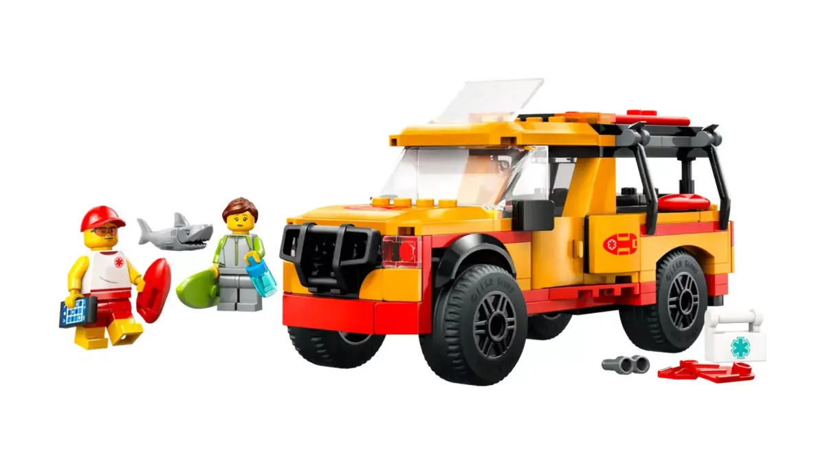 TwindBricks3D - 60453 Lifeguard Beach Rescue Truck  3D print model