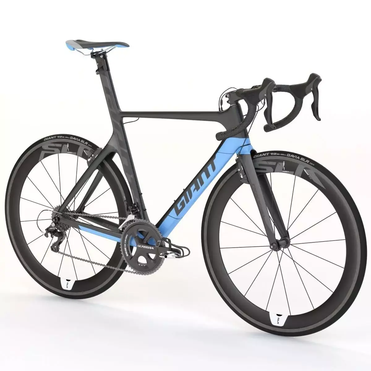 Giant Propel Advanced Sl-2 Black-Blue Sprinter Bicycle 3D model