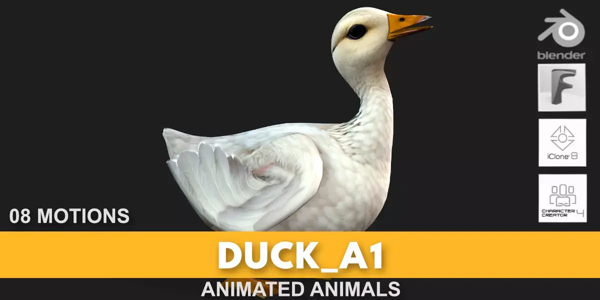 Duck A1 Free 3D model
