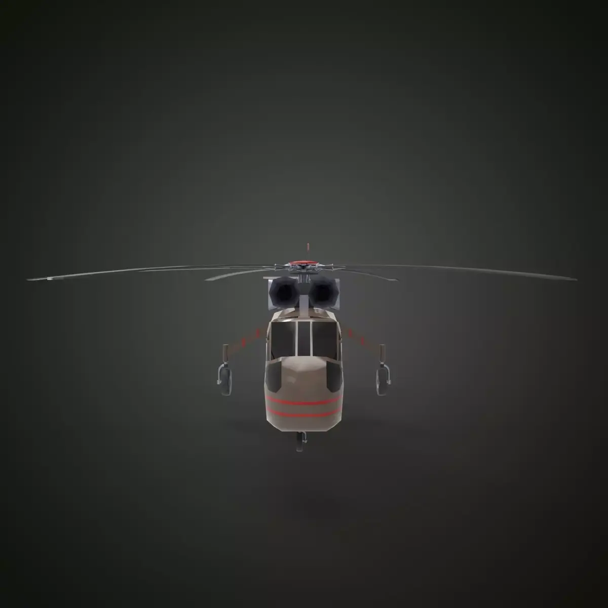  Sikorsky CH-54 3D model