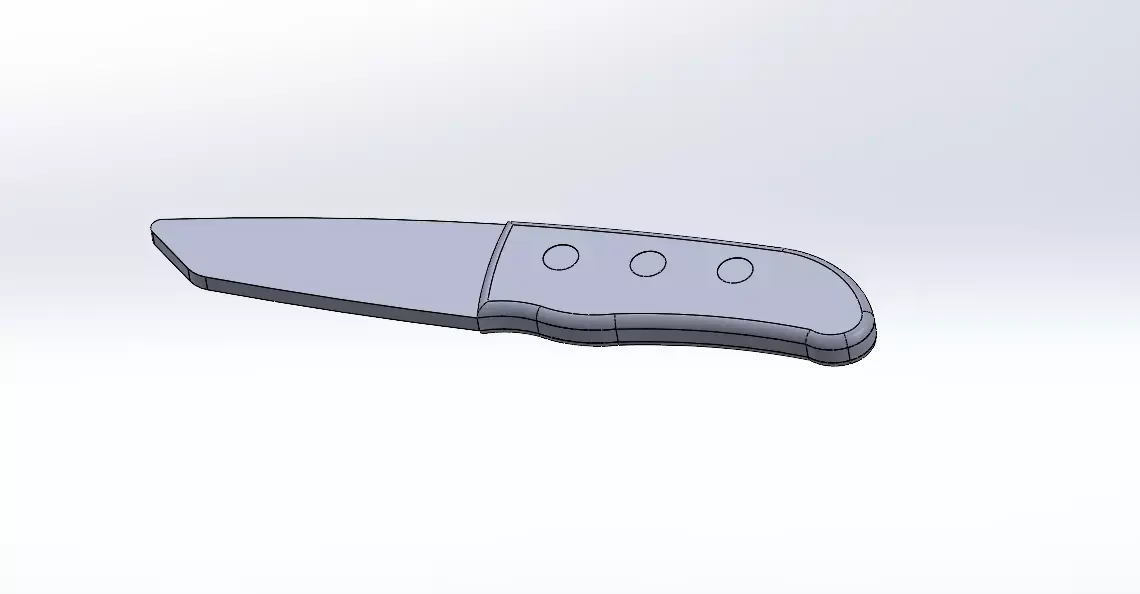 Training knife mk2 Free 3D print model