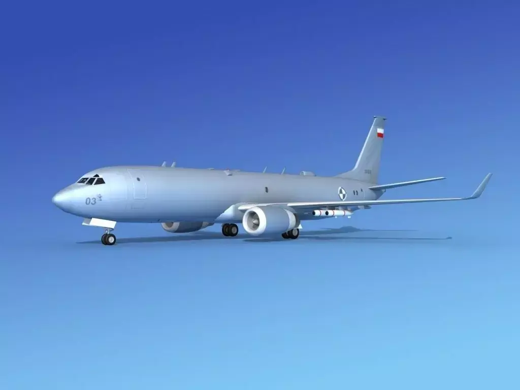 Boeing P-8 Poseidon Polish Air Force 3D model