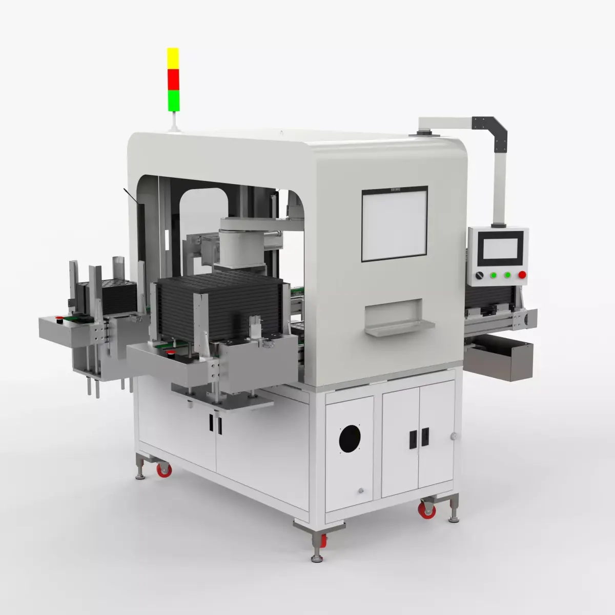 Automatic Mobile Phone Accessories Feeding Machine 3D model