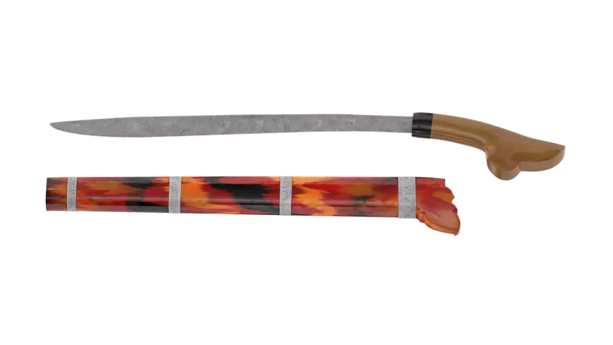 Parang Knife Low-poly 3D model