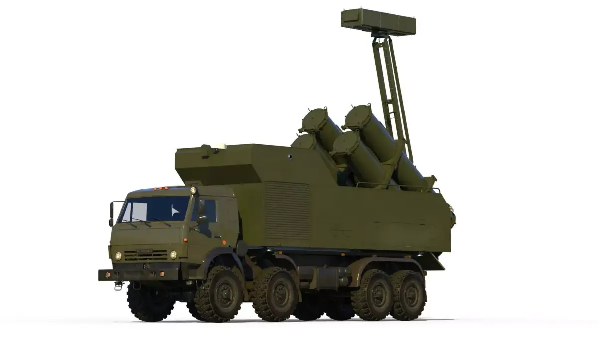 Rubezh-ME Coastal defense missile system 3D model