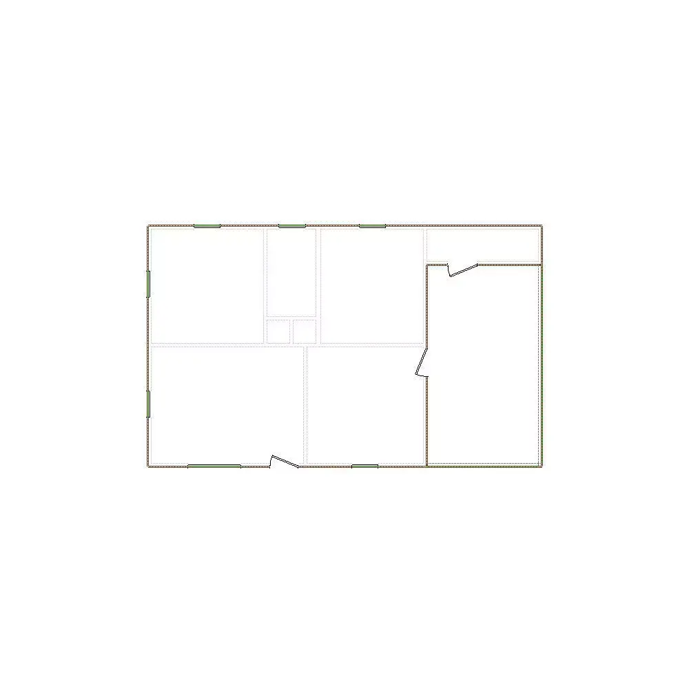 Simple Exterior Sketch by Interior - 751-1000 SF - Xactimate 3D model