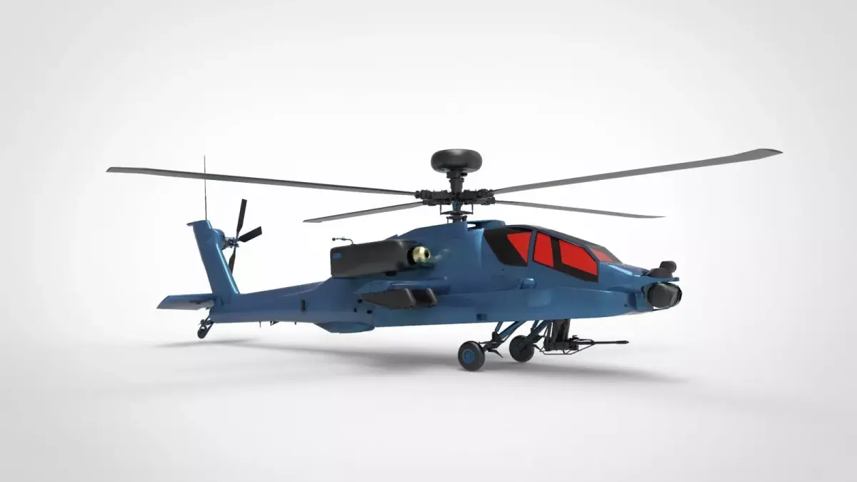 AH-64 Apache BLU 3D model