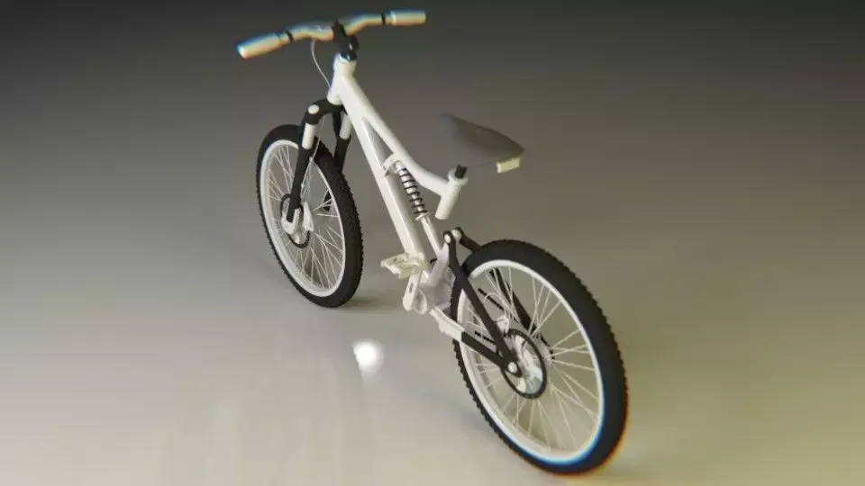 cycle mountain bike Free low-poly 3D model