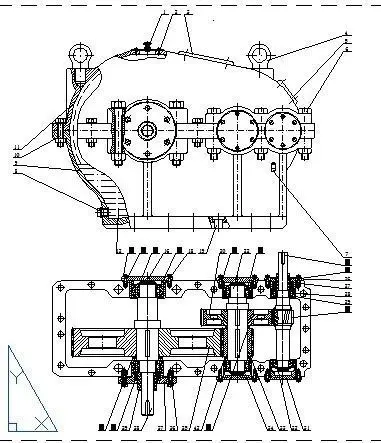 two stage gear Free 3D model