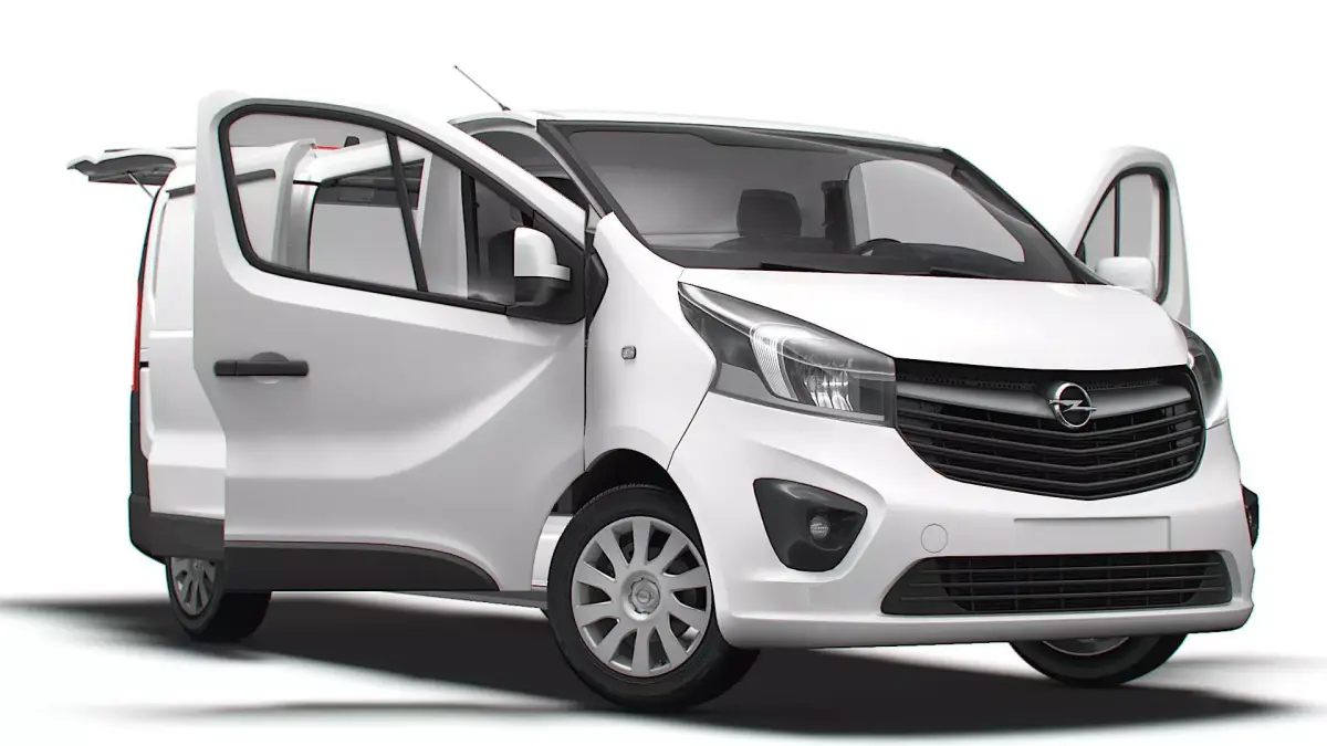 Opel Vivaro Van L2H1 Tailgate HQInterior 2019 3D model