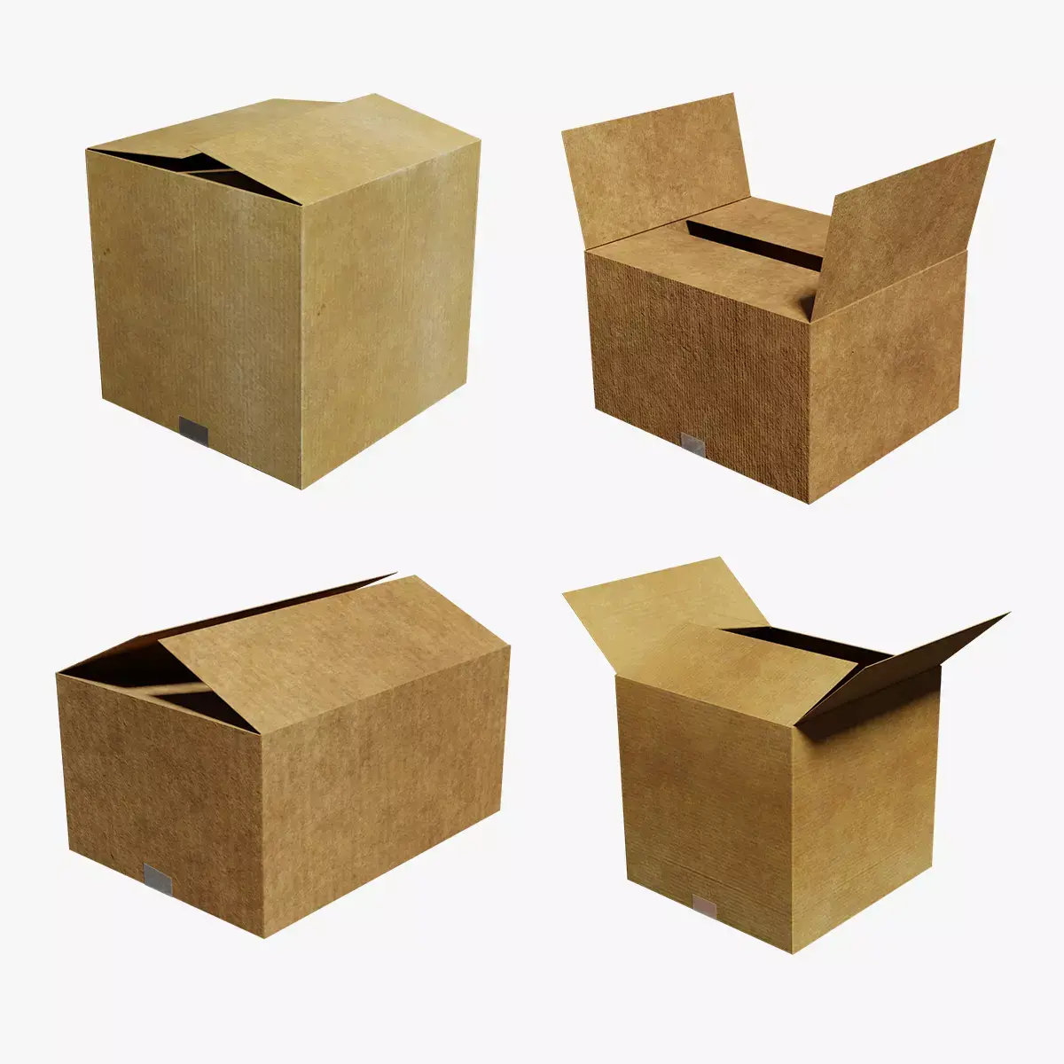 Cardboard Clean Series BoxIC G2 N5-8 3D model