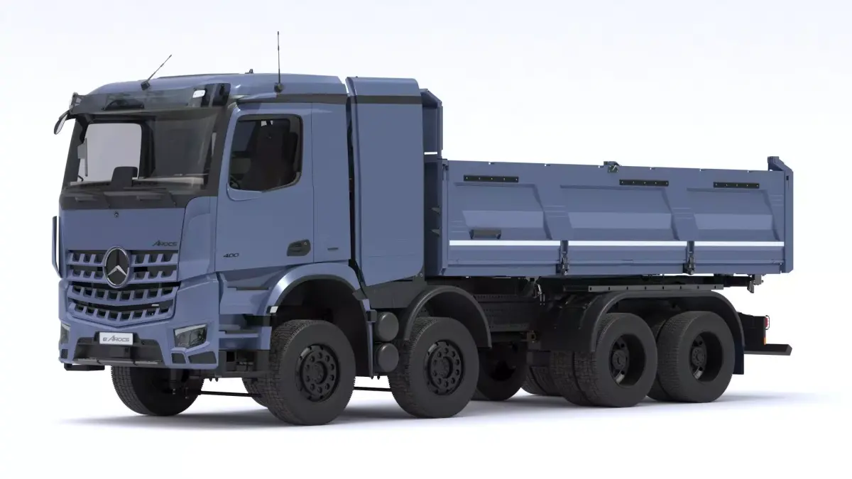 Mercedes Benz eArocs 400 Electric Dump Truck 3D model