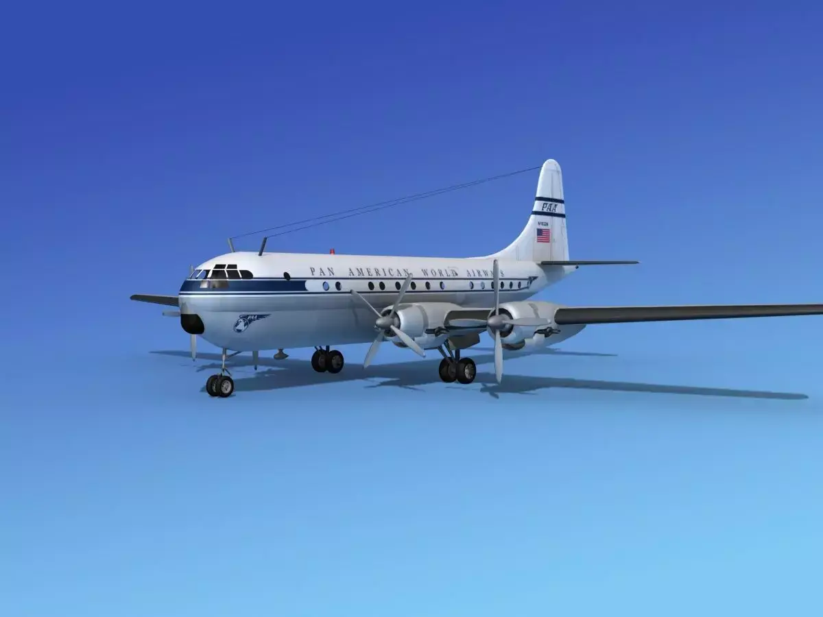 Boeing 377 Pan Am 2 3D model