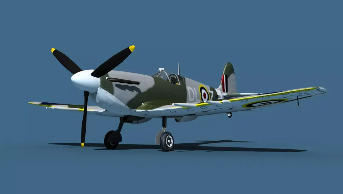 Supermarine Spitfire Mk5C V01 RAF 3D model