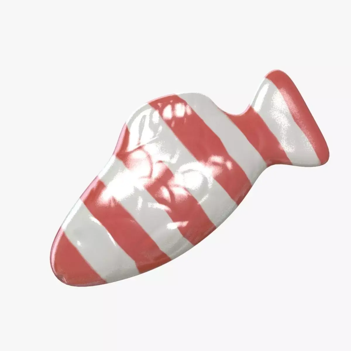 Swedish Fish Red Stripe 3D 3D model