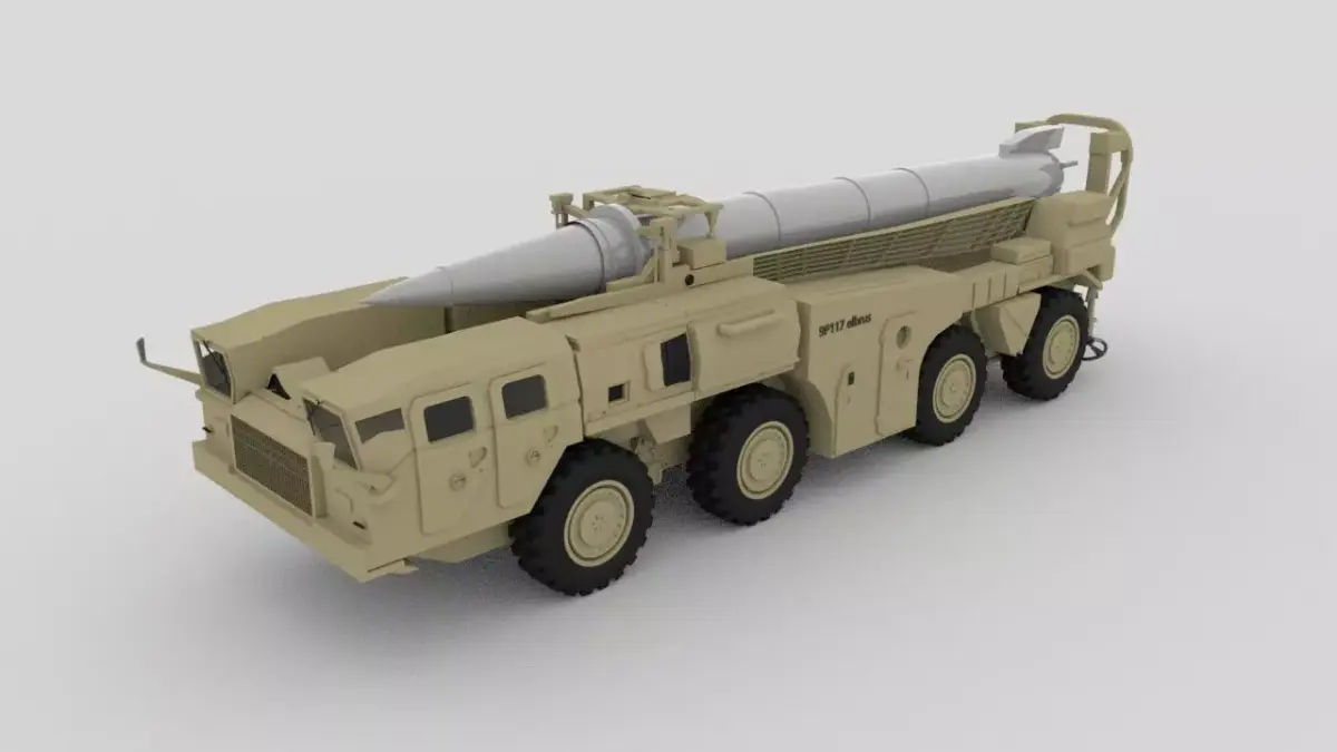 9p117 elbrus Low-poly 3D model
