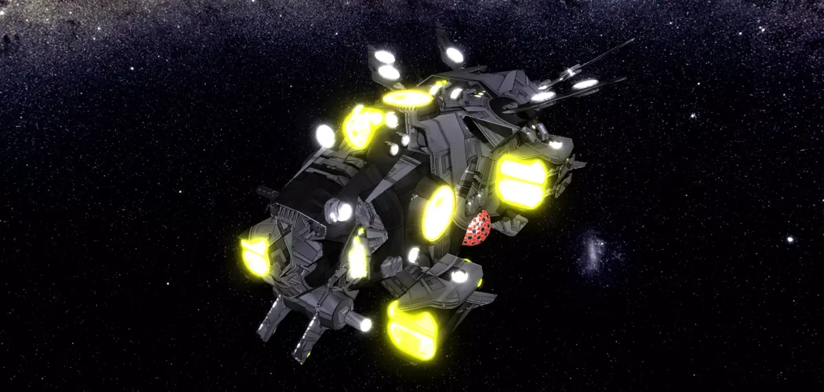 Kings - Interceptor Ship - Updated Low-poly 3D model