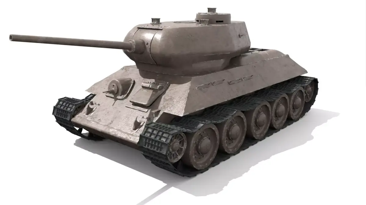 T-34-85 Soviet Medium TANK  Free low-poly 3D model