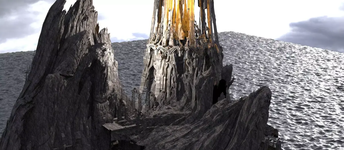Dark Elf Tower 3D model