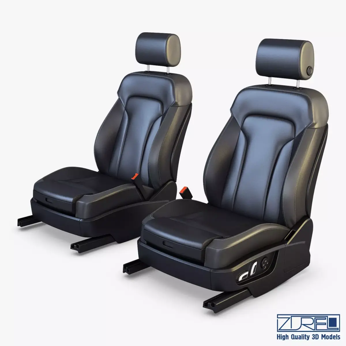 Car Seat Front 3D model