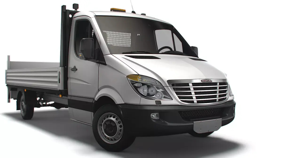 Freightliner Sprinter Dropside Tail Lift 2018 3D model