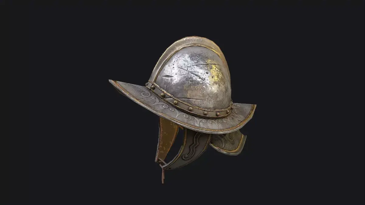 Helmet Conqueror Low-poly 3D model