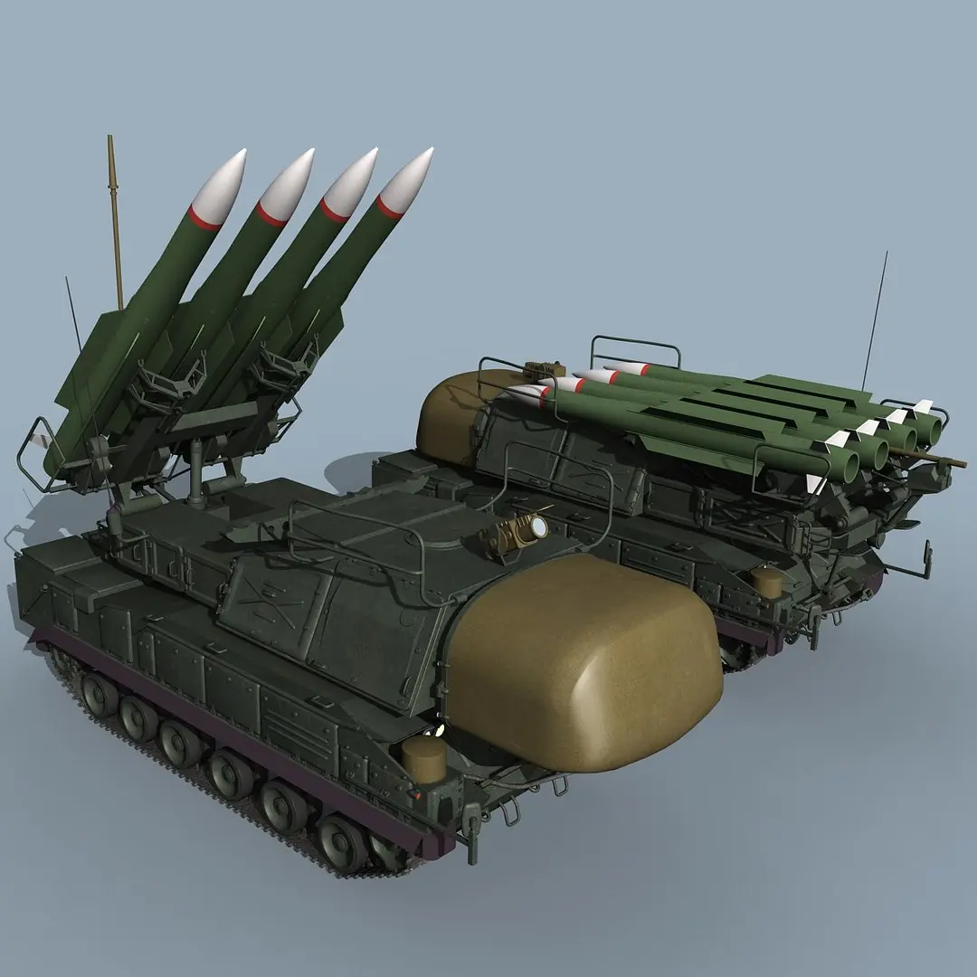 SA-11 Gadfly/SA-17 Grizzly TELAR 3D model