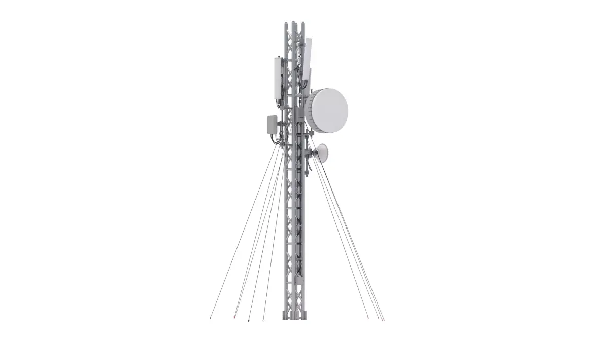Cell Tower Station 3D model