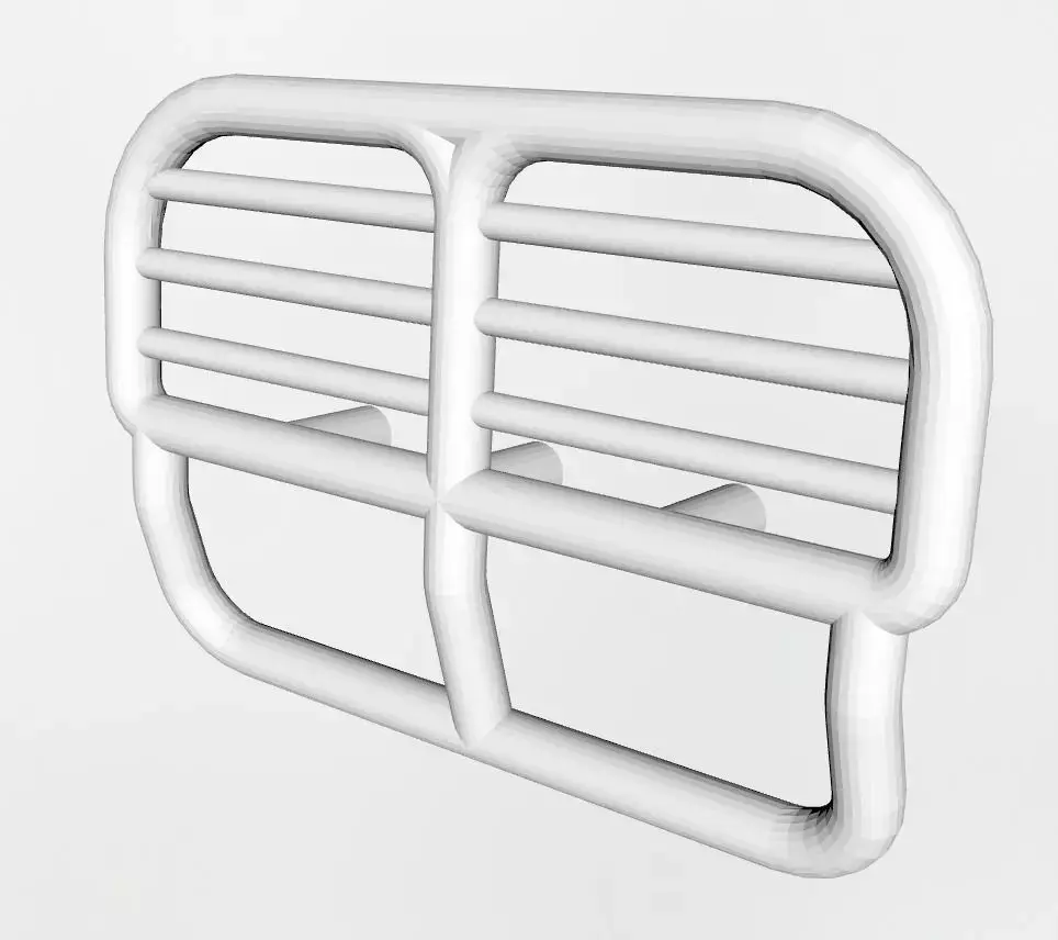 Trucky the truck Bumper 2 3D print model