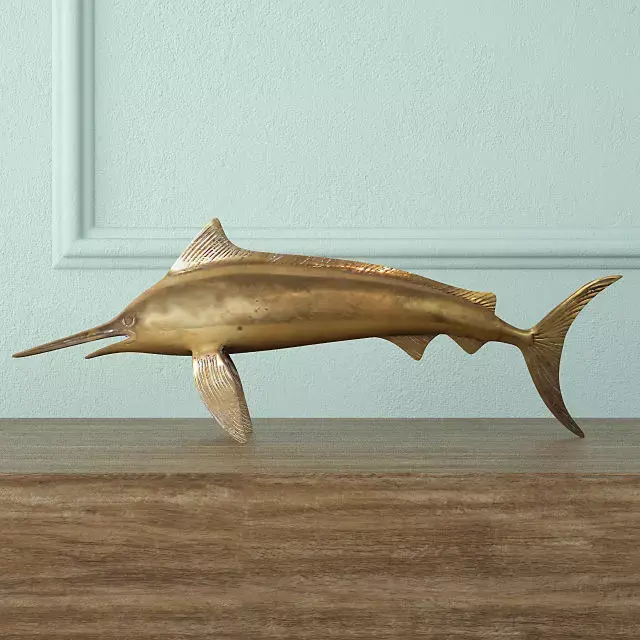 Brass Marlin 3D model